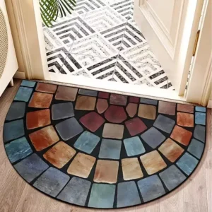 VIKAMA Thick Soft Non-Slip Absorbent Doormat - Chic Artfully Designed Carpet For Home Décor, Ideal For Porches And Living Rooms!