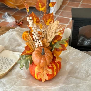 1pc Halloween decorations Pumpkin ornaments Artificial pumpkin maple leavesAutumn Party Harvest Festival Autumn home décor props