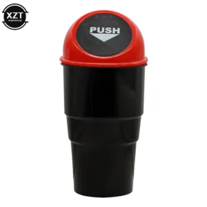 Car Trash Can Organizer Garbage Holder Automobiles Storage Bag Accessories Auto Door Seat Back Visor Trash Bin Paper Dustbin