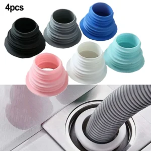 4PCS Drain Pipe Hose Silicone PlugSewer Seal Ring Washing Machine Accessories Robot De Limpieza Inteligente Vacuum Cleaner